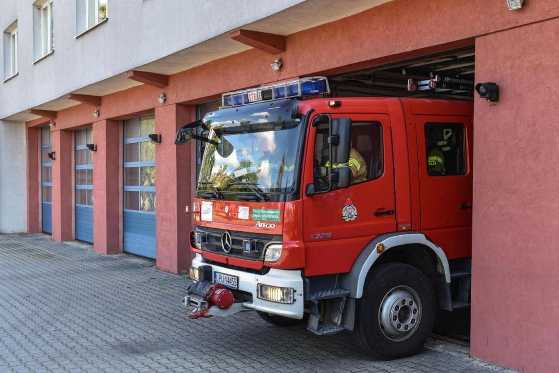 Pożar zabytkowego obiektu w Suchedniowie