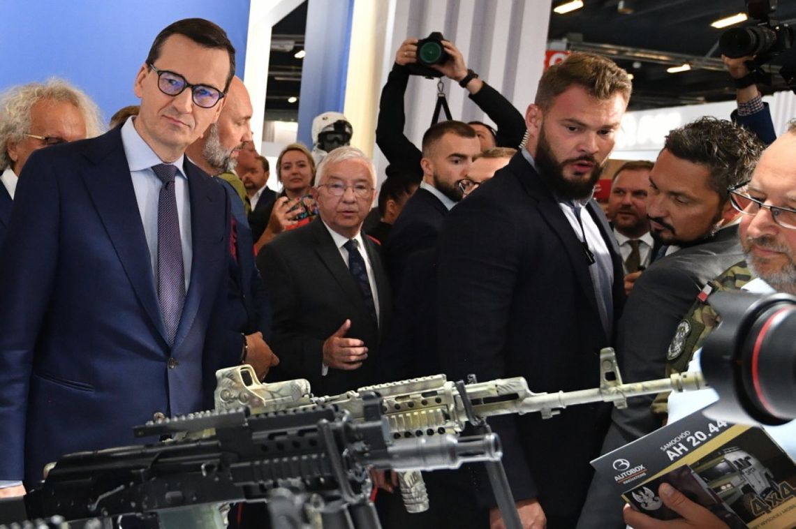 Premier Mateusz Morawiecki na MSPO 2022