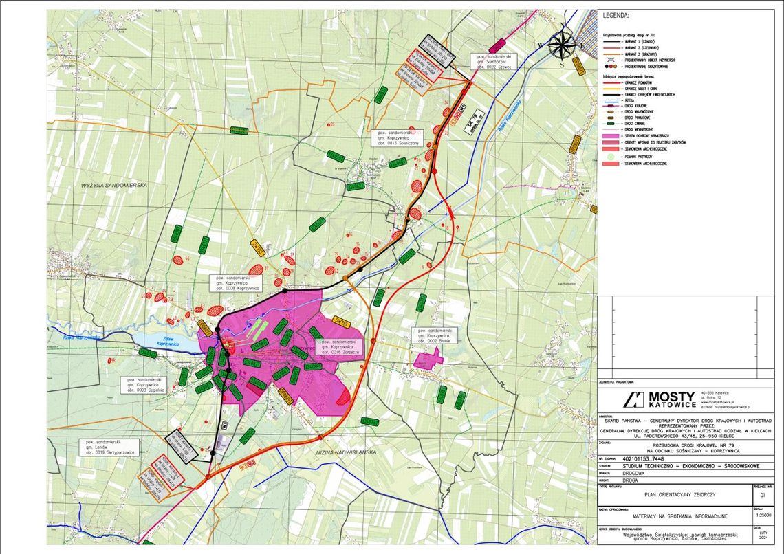 Rozbudowa DK79 Sośniczany - Koprzywnica – rusza akcja informacyjna