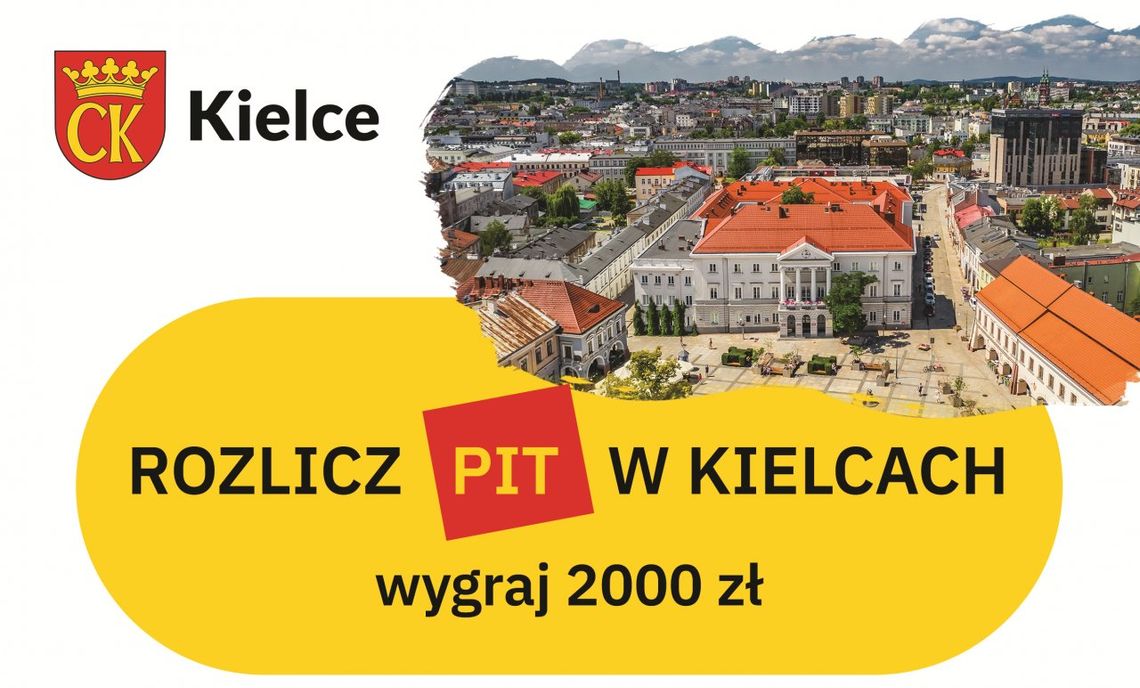 Rozlicz PIT w Kielcach. W poniedziałek rusza loteria podatkowa