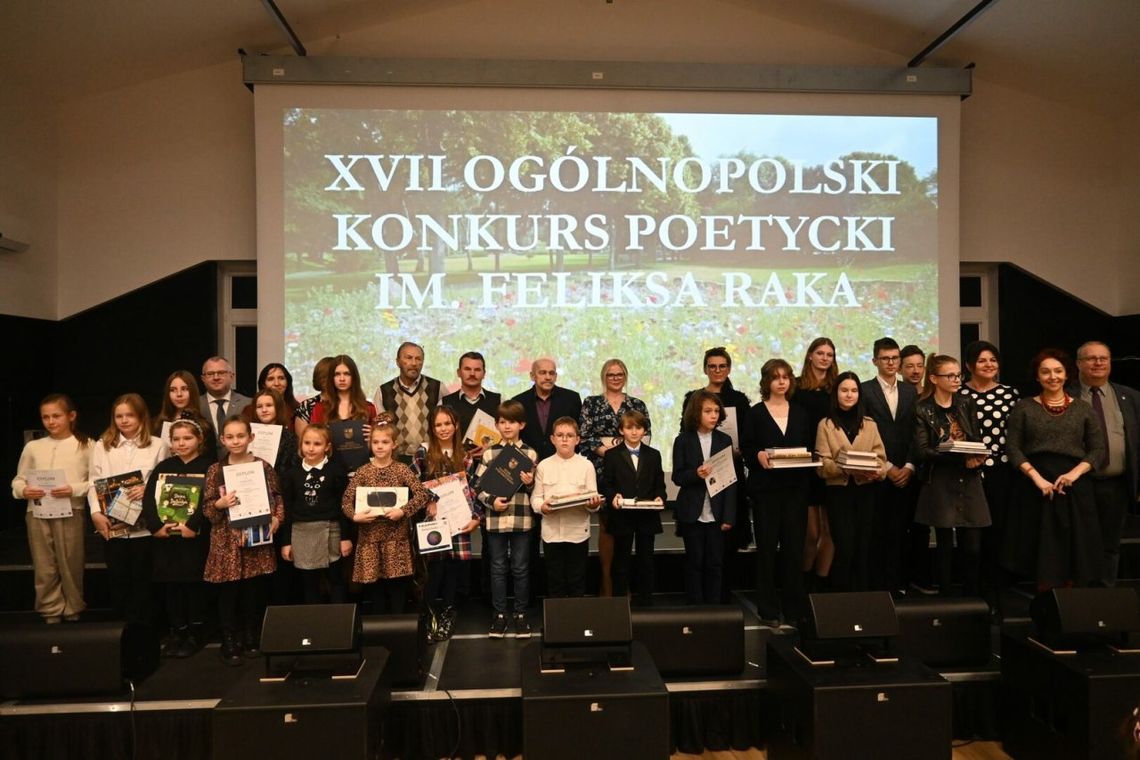 Rozstrzygnięto XVII Ogólnopolski Konkurs Poetycki im. Feliksa Raka