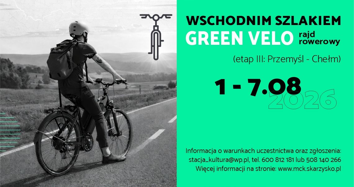 Ruszają zapisy na II edycję rajdu rowerowego Green Velo