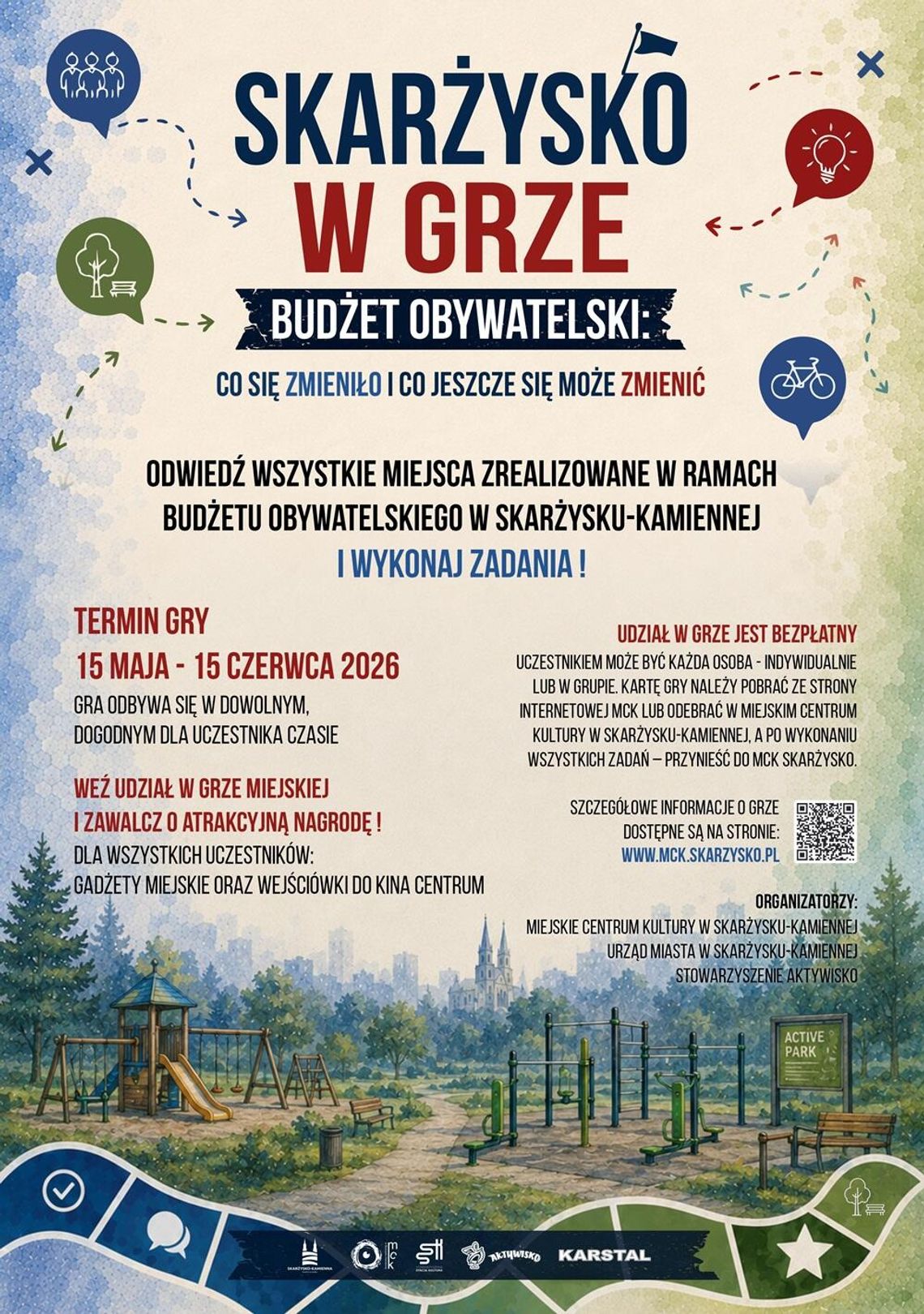 Skarżysko-Kamienna zaprasza do gry miejskiej o Budżecie Obywatelskim