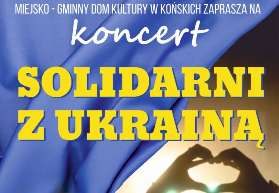 Solidarni z Ukrainą. Rockowy koncert w Końskich