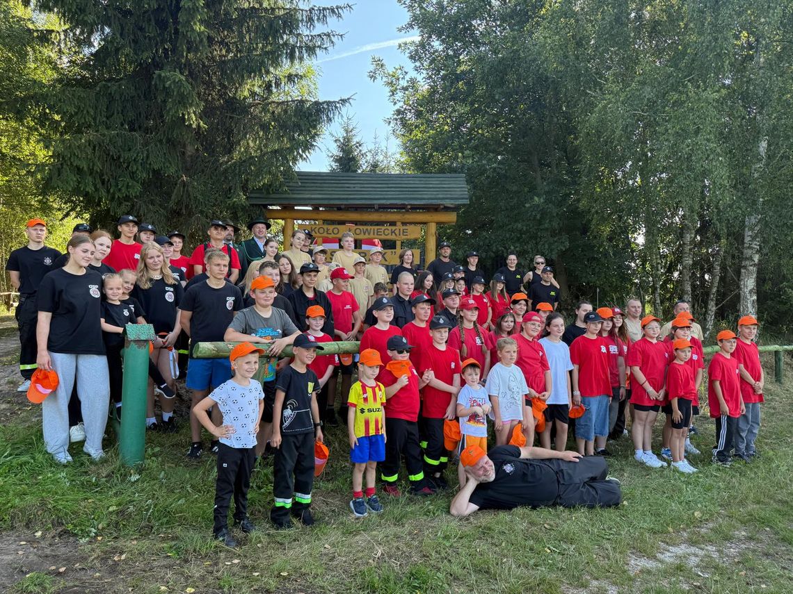 Sportowo-Pożarnicze Ćwiczenia MDP z gminy Chmielnik