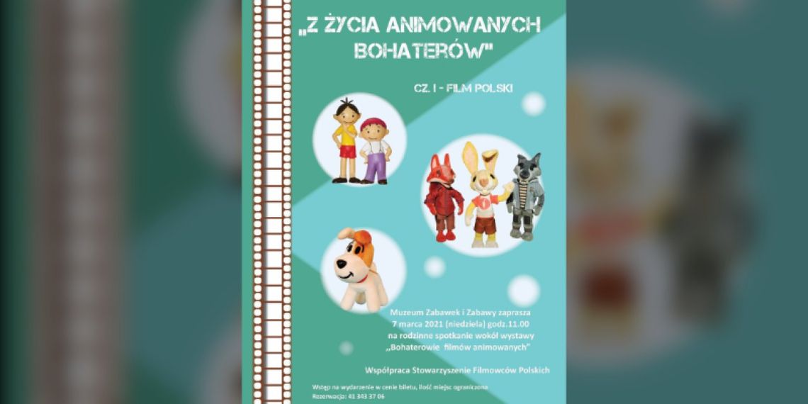 Spotkanie "Z życia animowanych bohaterów" w Muzeum Zabawek i Zabawy Spotkanie "Z życia animowanych bohaterów" w Muzeum Zabawek i Zabawy