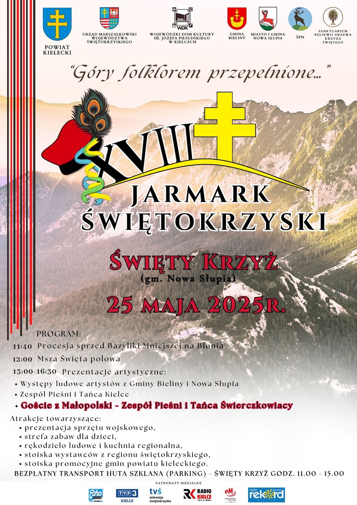Starostwo Powiatowe w Kielcach zaprasza na XVIII Jarmark Świętokrzyski Starostwo Powiatowe w Kielcach zaprasza na XVIII Jarmark Świętokrzyski