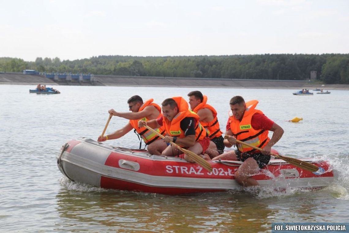 Sukces buskich strażaków. XX Otwarte Mistrzostwa Województwa Świętokrzyskiego Grup Szybkiego Reagowania na Wodzie- Chańcza 2022 r.