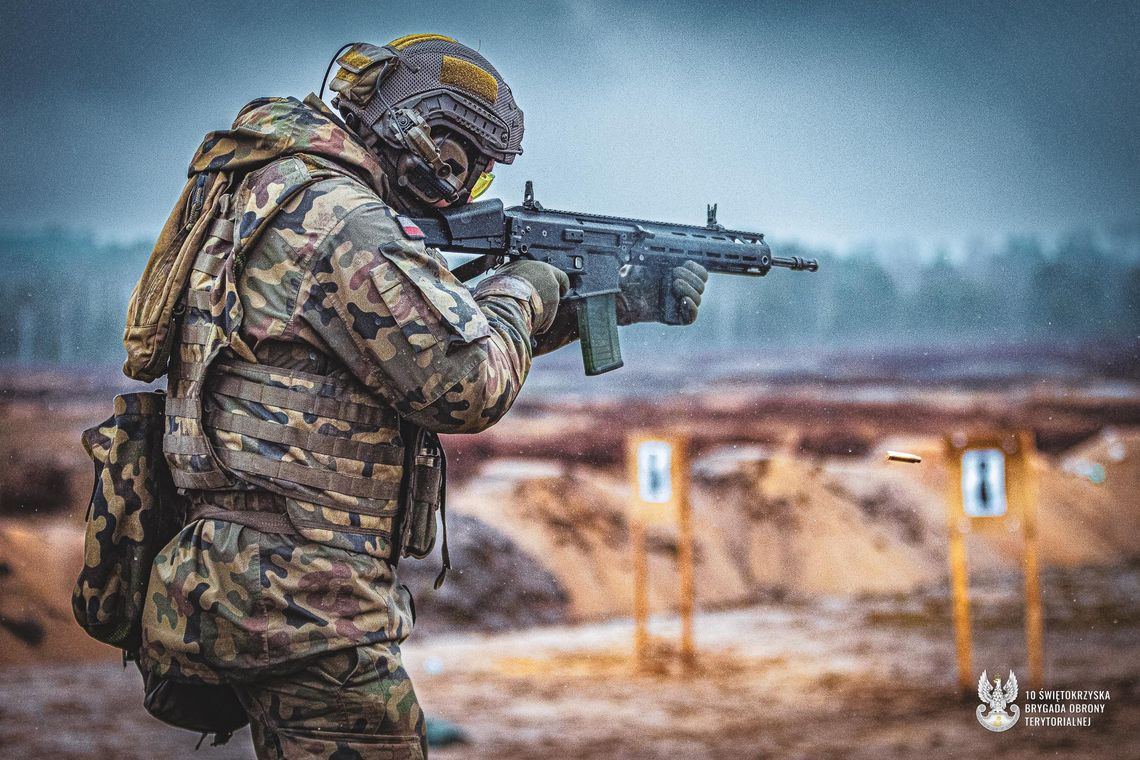 Szkolenie poligonowe świętokrzyskich terytoriarsów