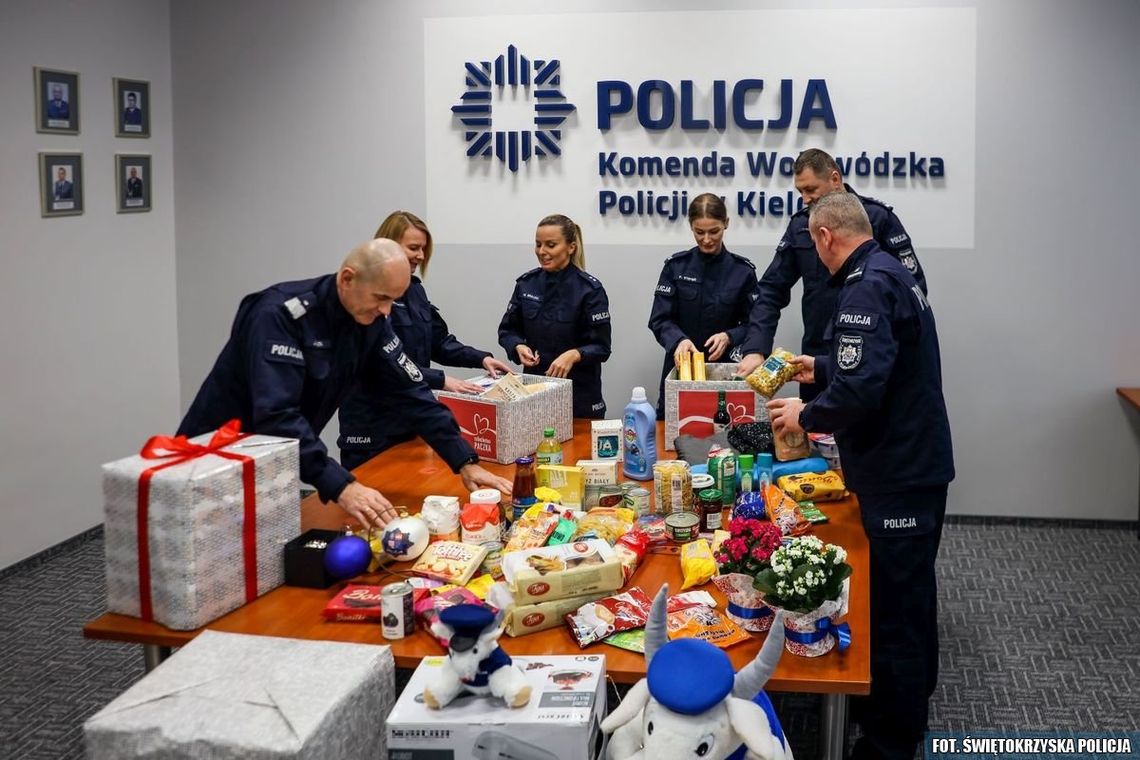 Szlachetna Paczka od świętokrzyskich policjantów