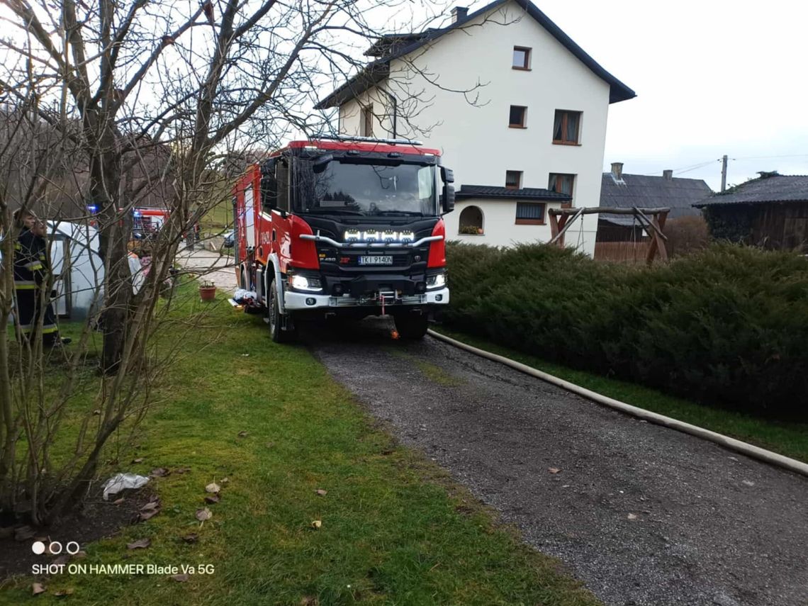 Szybka akcja strażaków zapobiegła większym stratom