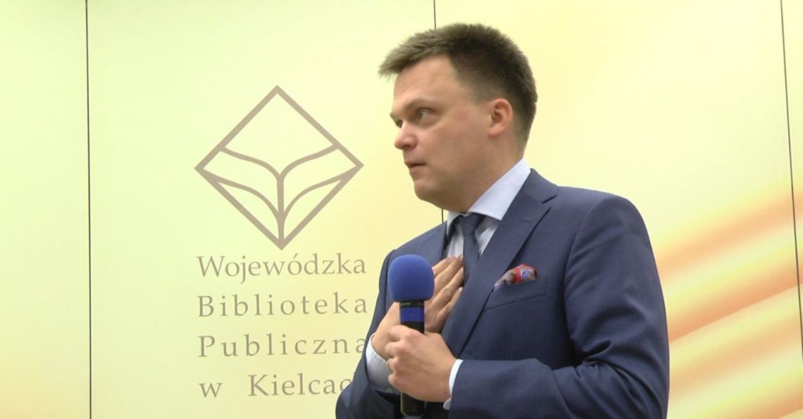 Szymon Hołownia spotkał się z mieszkańcami Kielc