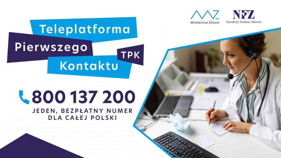 Teleplatforma Pierwszego Kontaktu (TPK) wspiera nocną i świąteczną opiekę medyczną