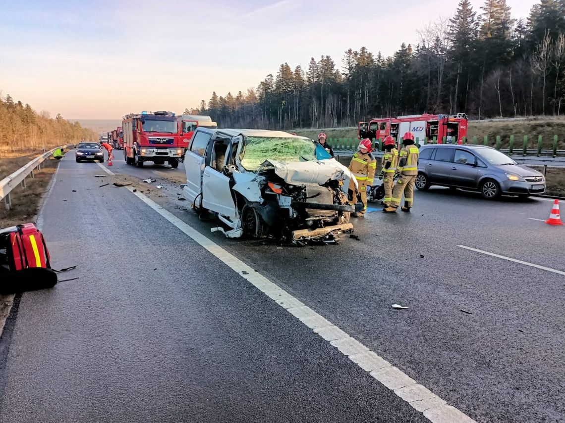 Tragiczny wypadek na trasie S7: Kierowca zginął na miejscu