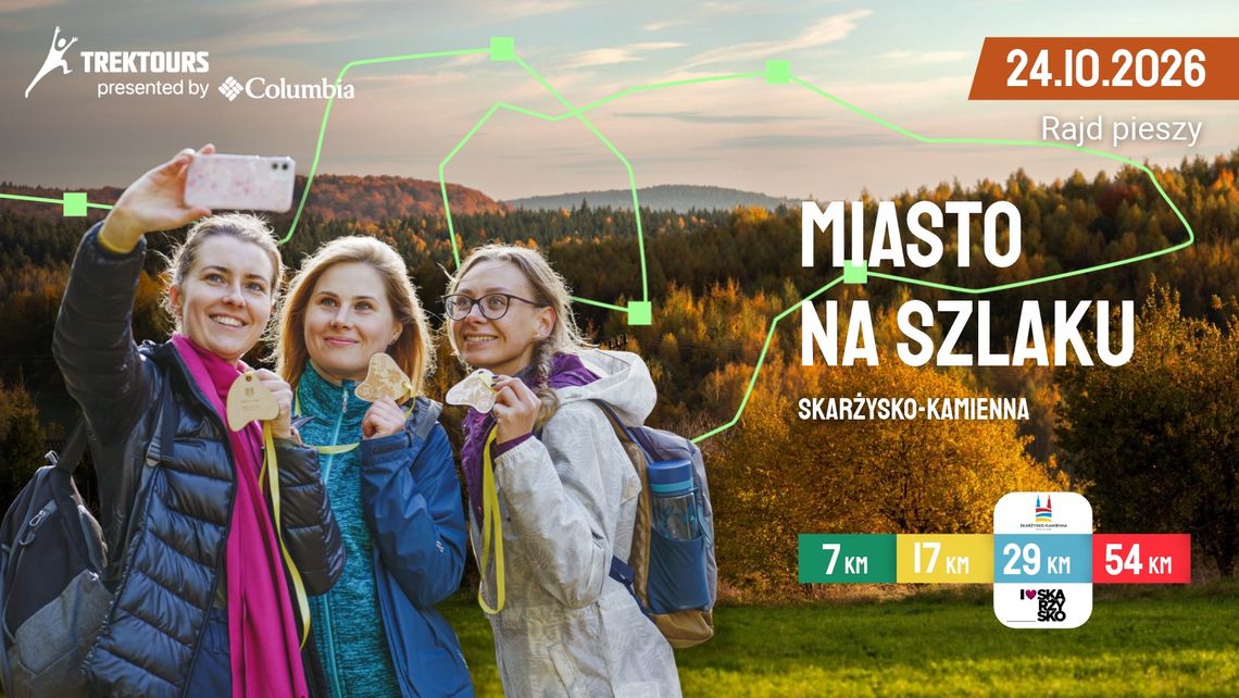 TrekTours i Columbia pokażą zieloną stronę Skarżyska-Kamiennej TrekTours i Columbia pokażą zieloną stronę Skarżyska-Kamiennej