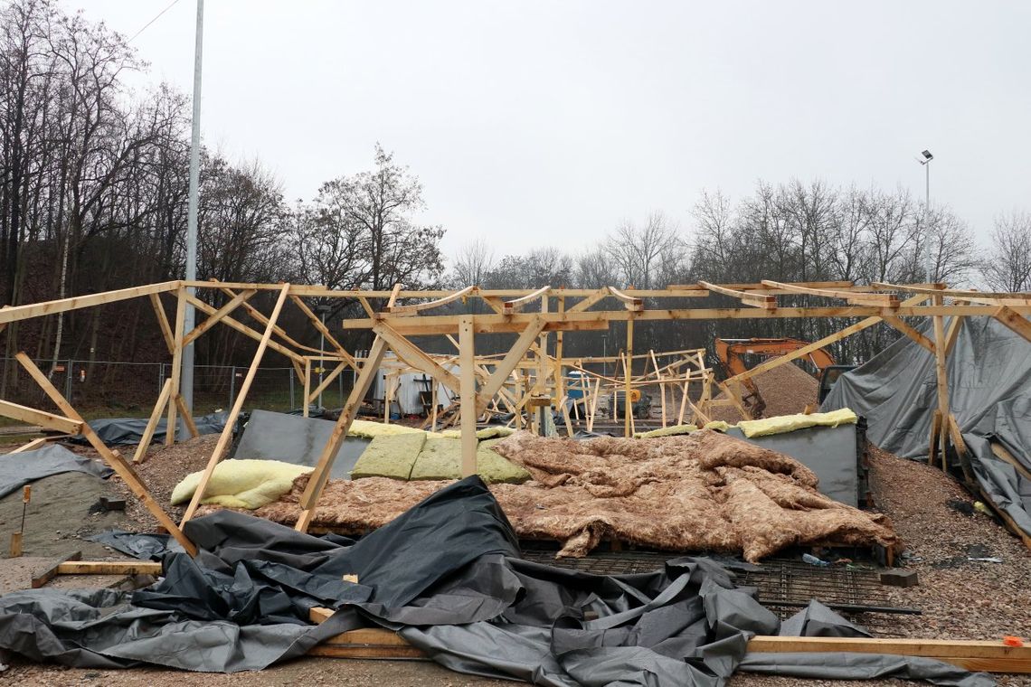 Trwa rozbudowa Skateparku na Kadzielni