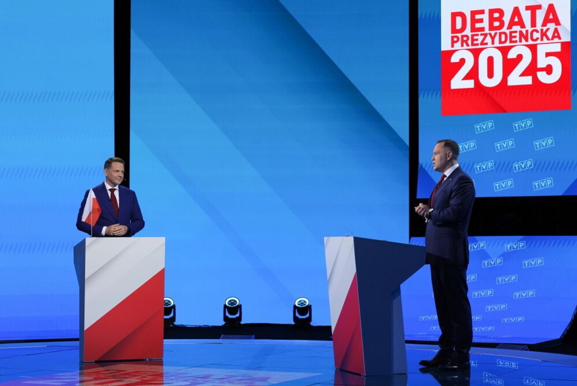 Trzaskowski i Nawrocki m.in. o Ukrainie, ale także o "ustawkach" i "półświatku"