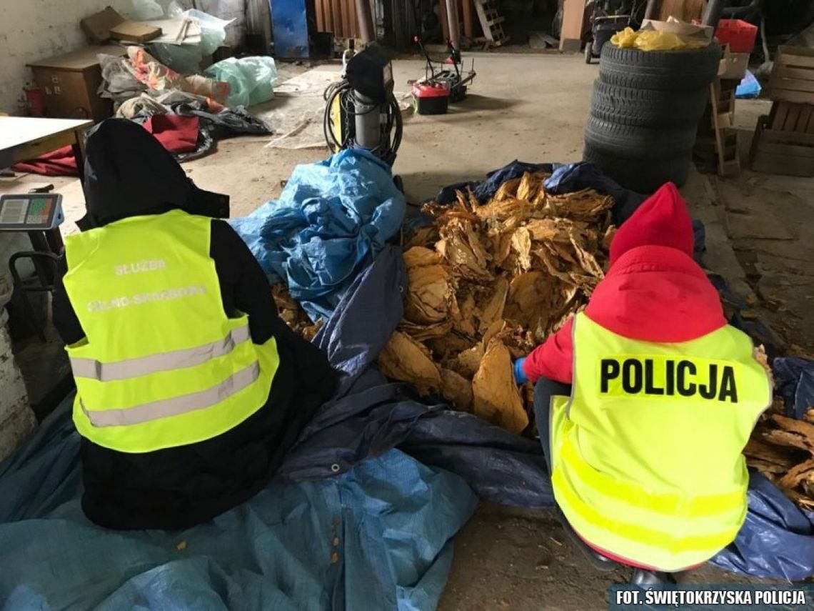 Tytoń bez akcyzy zabezpieczony przez policjantów