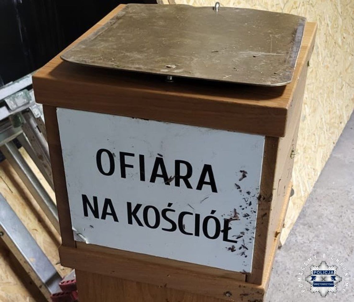 Ukradli skarbonę z datkami parafian