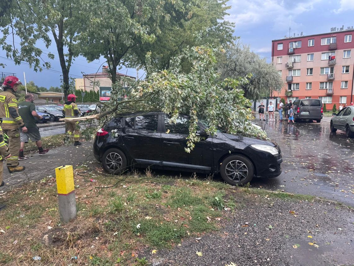 Ulewne deszcze w regionie, przez Skarżysko przeszła nawałnica