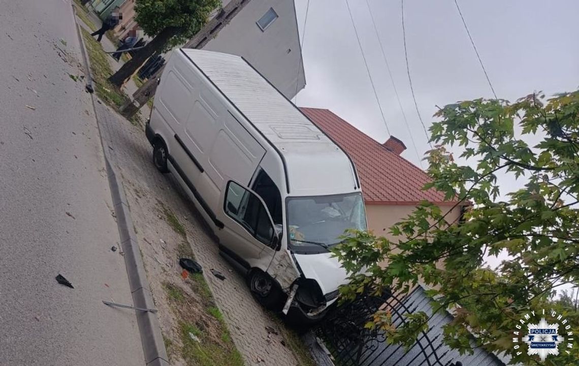 Uszkodzony płot, rozbite samochody... Uszkodzony płot, rozbite samochody...