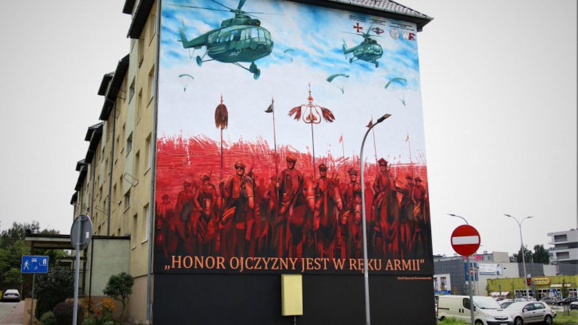 Wdniu Święta Wojska Polskiego zostanie odsłonięty mural patriotyczny