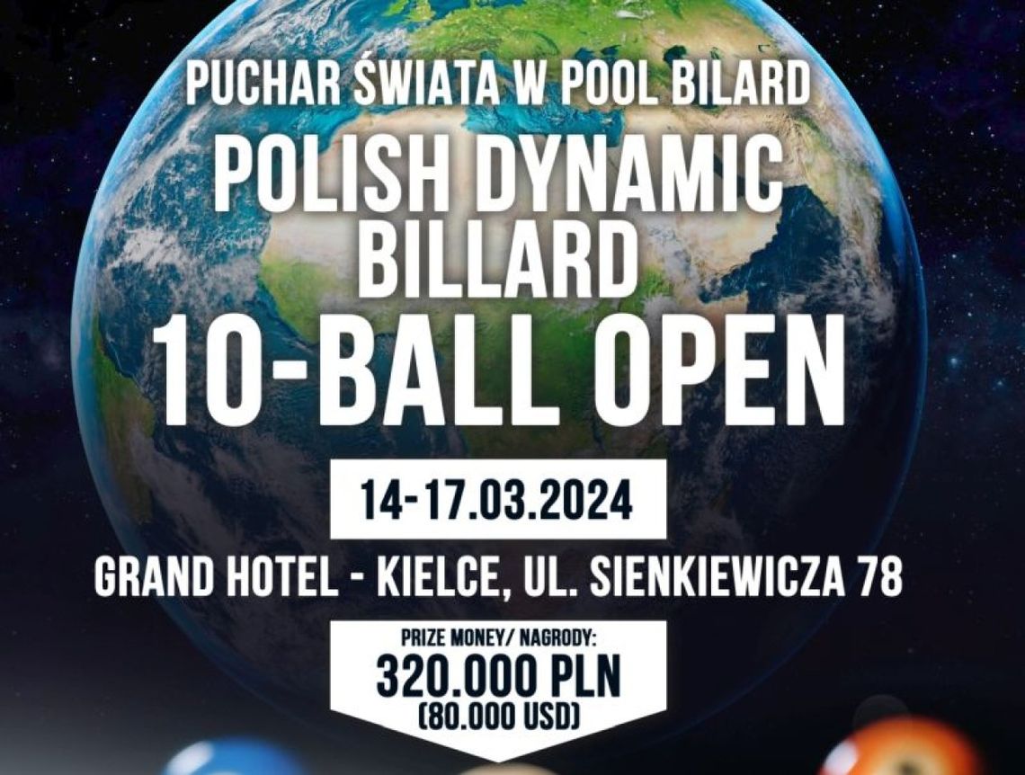 W Kielcach startuje bilardowy Puchar Świata!