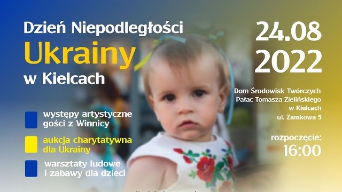 W Kielcach świętować będziemy Dzień Niepodległości Ukrainy