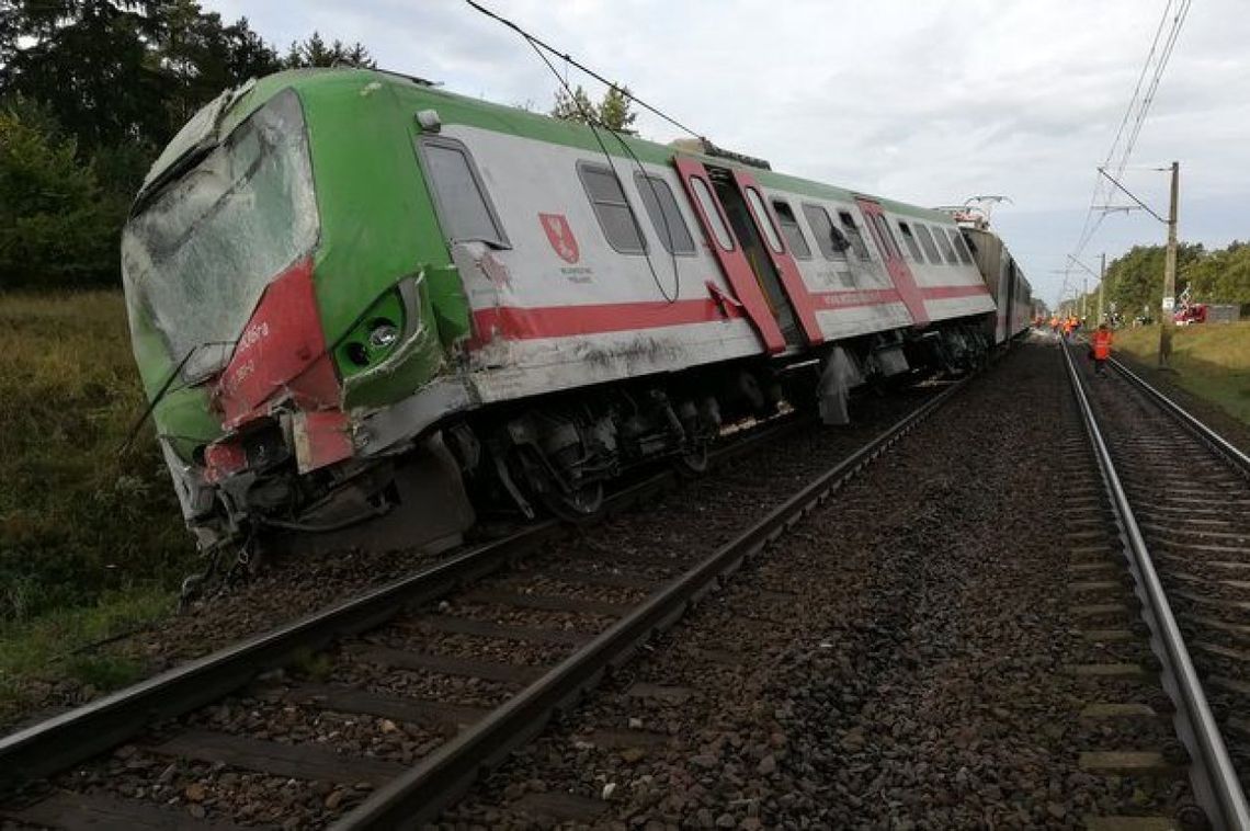 W Zgierzu wykoleił się pociąg pasażerski. Nikt nie został ranny