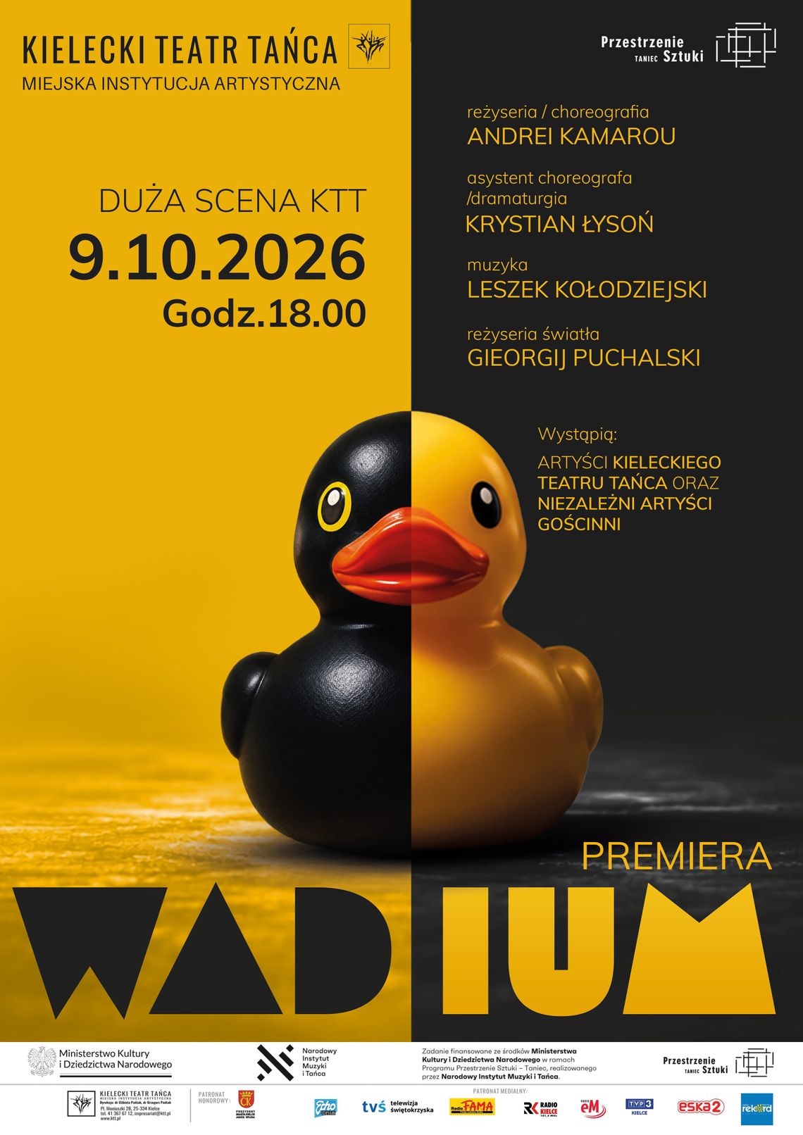„Wadium” - premiera w Kieleckim Teatrze Tańca „Wadium” - premiera w Kieleckim Teatrze Tańca