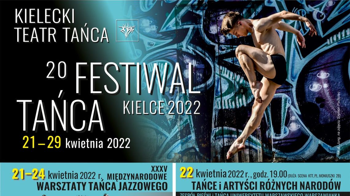 Warsztaty, pokazy i gala. Zbliża się 20. Festiwal Tańca Kielce