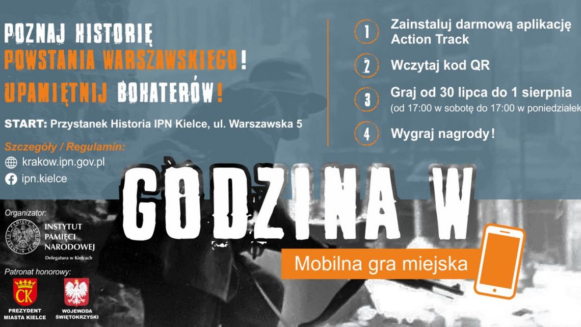 Weź udział w interaktywnej grze miejskiej „Godzina W” 