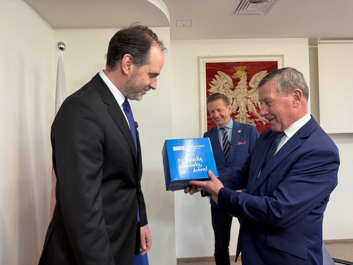 Wiceminister w Wodociągach Kieleckich - fundusze unijne na rozwój
