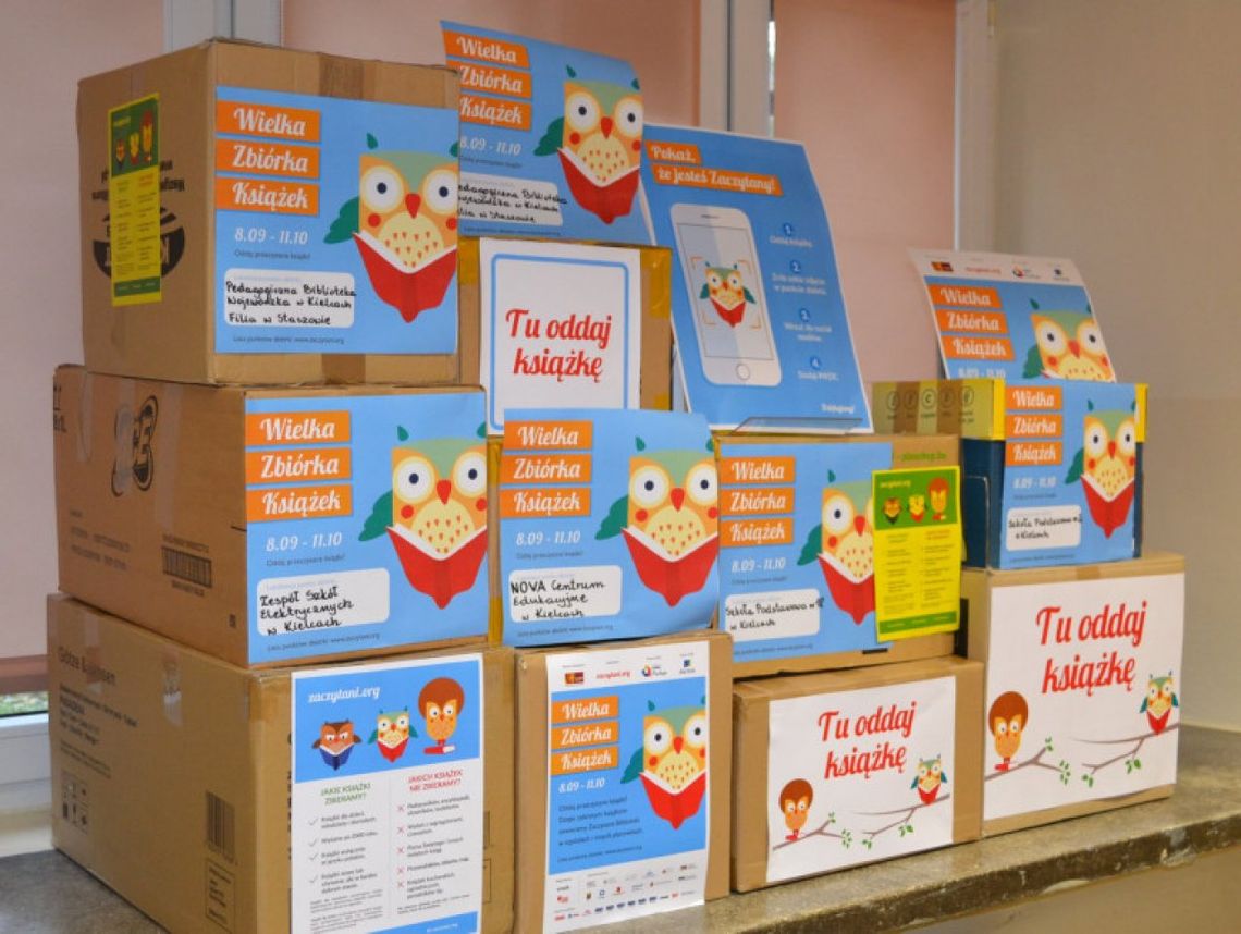 Wielka zbiórka Pedagogicznej Biblioteki Wojewódzkiej w Kielcach