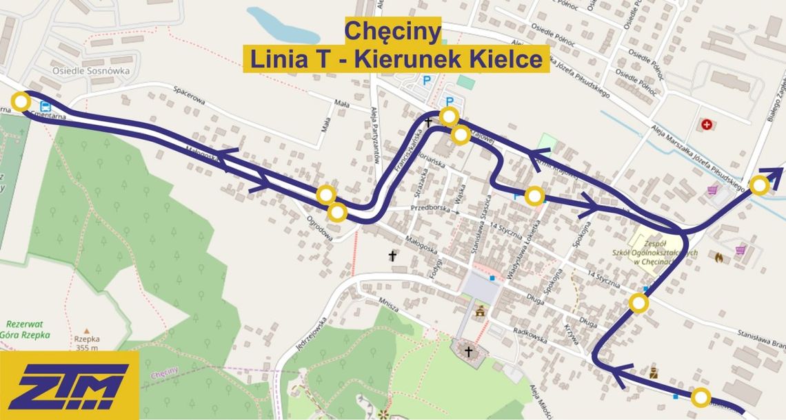 Wraca linia autobusowa T. Będą też utrudnienia w rejonie ul. Warszawskiej
