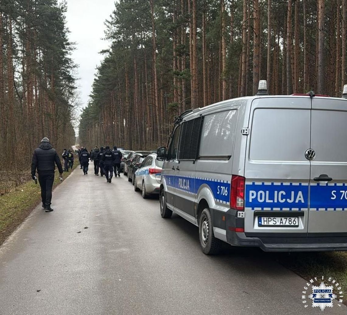 Współpraca dziesiątek osób zakończona odnalezieniem zaginionego