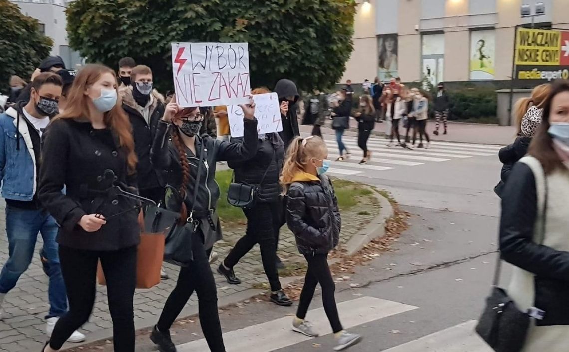 "Wybór, nie zakaz". Protest także w Skarżysku-Kamiennej