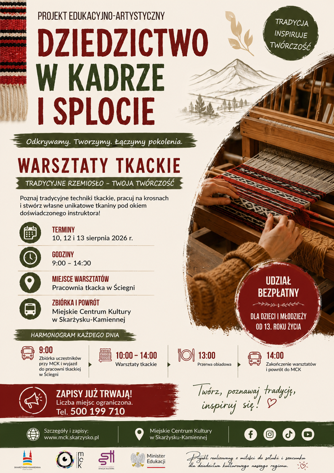 Wyjątkowe warsztaty dla młodych artystów w Skarżysku-Kamiennej. Ruszyły zapisy