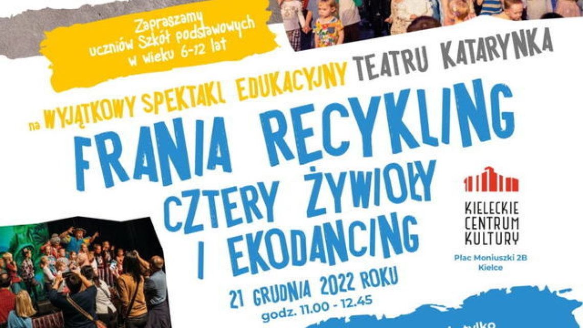 Wyjątkowy muzyczny spektakl o ekologii dla uczniów kieleckich szkół