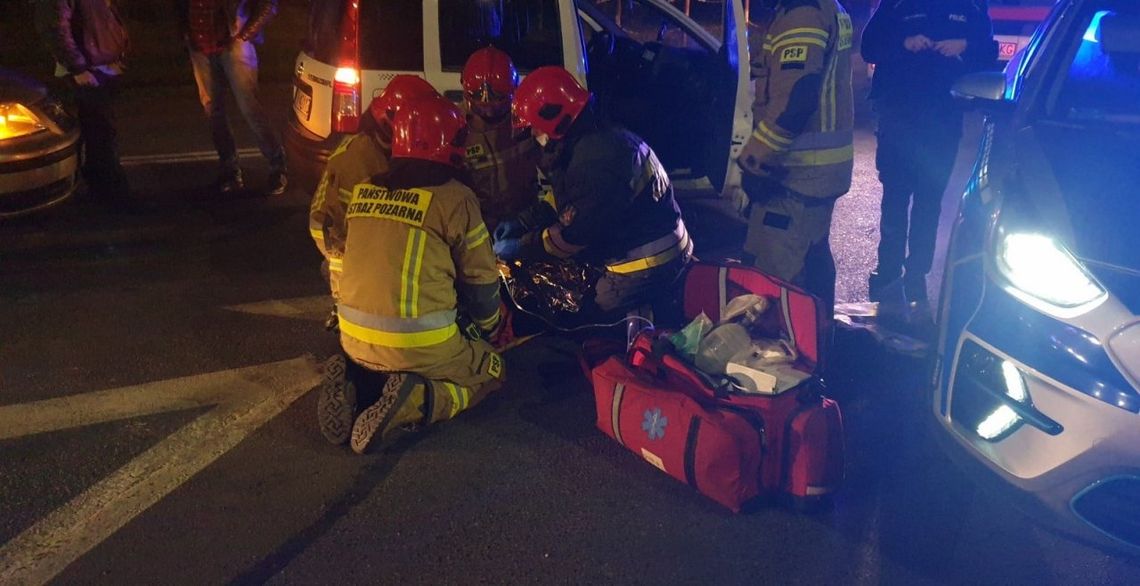 Wypadek na skrzyżowaniu ulic Niepodległości i Legionów w Skarżysku-Kamiennej