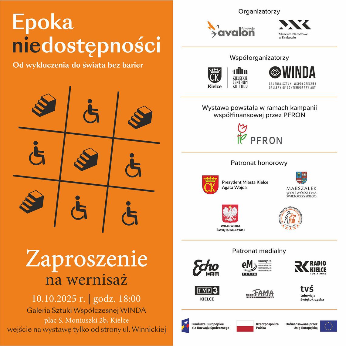 Wystawa Epoka (nie)dostępności w Windzie