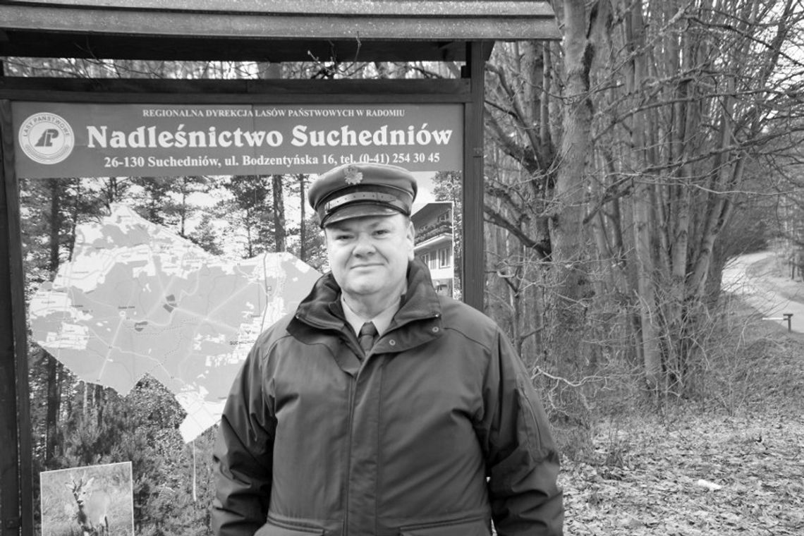 Z żalem i wdzięcznością - Nadleśnictwo Suchedniów żegna Piotra Fitasa