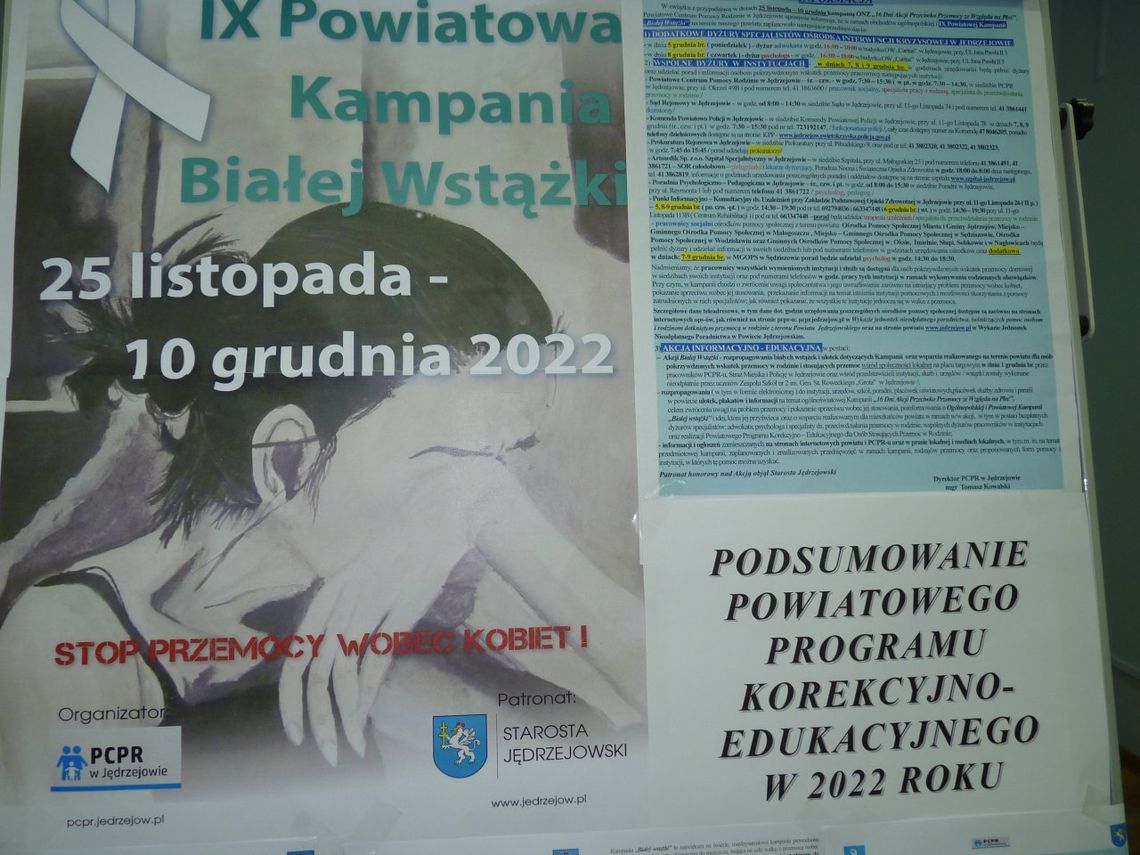 Zakończyła się realizacja programu korekcyjno- edukacyjnego w powiecie jędrzejowskim 