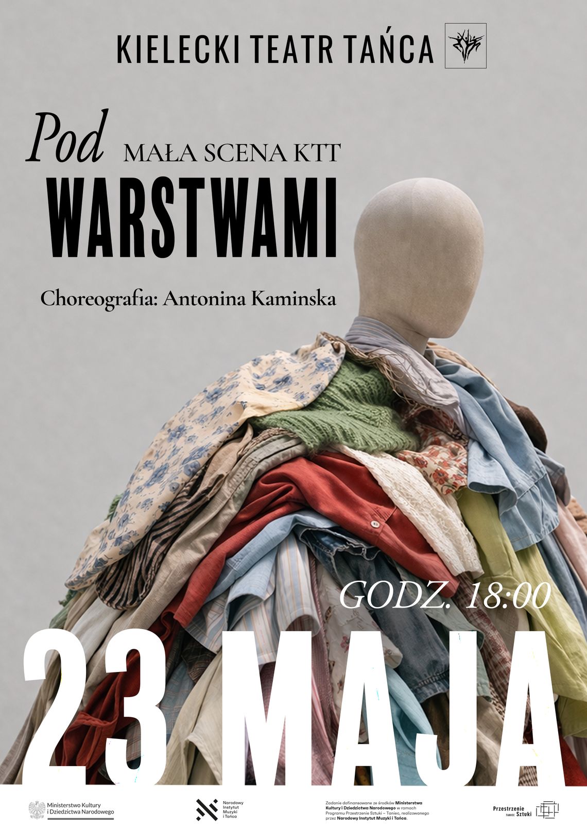 Zapowiedź spektaklu "Pod Warstwami" w Kieleckim Teatrze Tańca. Premiera kameralna już niedługo