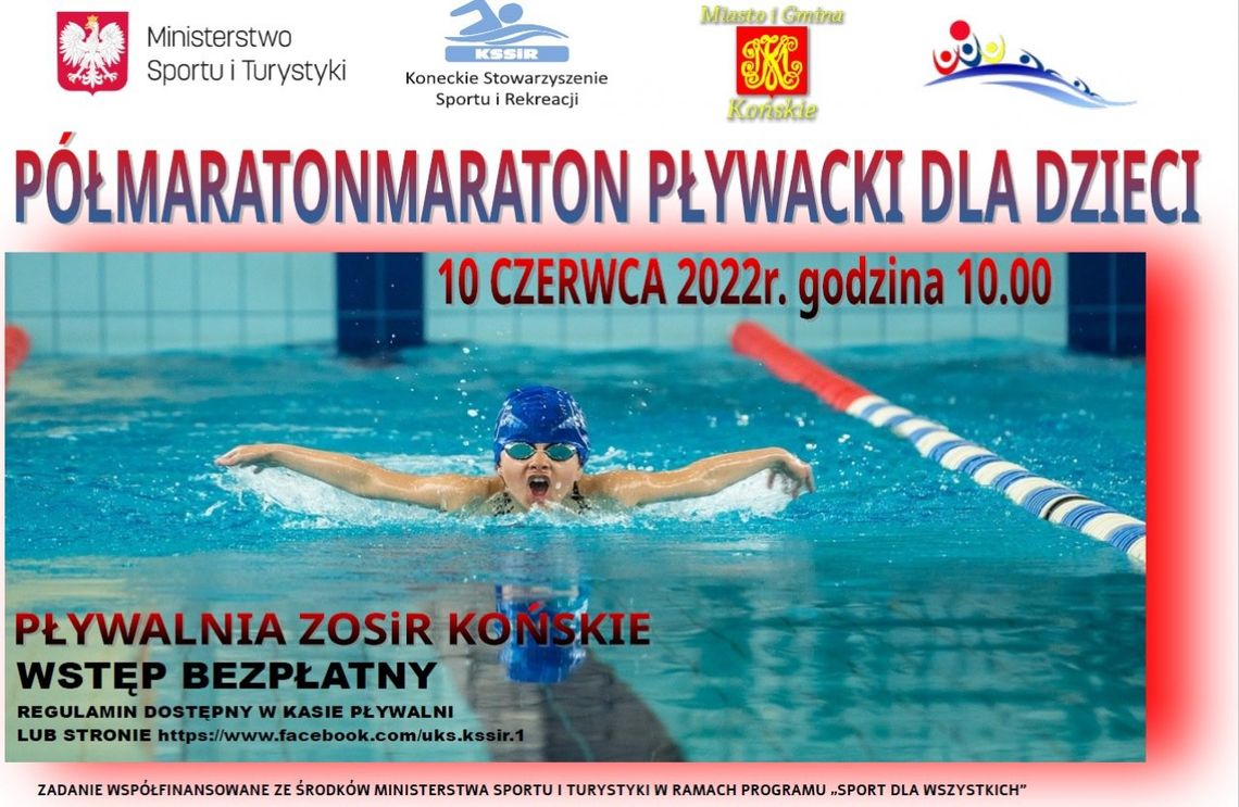 Zapraszamy do udziału w półmaratonie pływackim