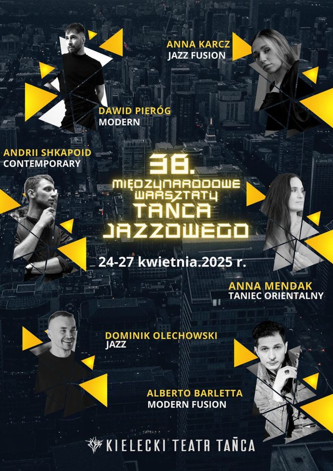 Zapraszamy na 38. Międzynarodowe Warsztaty Tańca Jazzowego w Kieleckim Teatrze Tańca