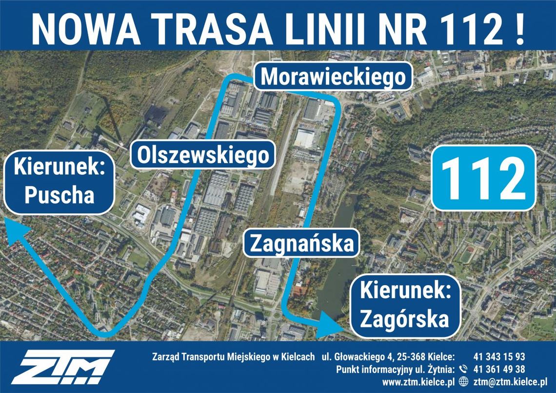 Zarząd Transportu Miejskiego informuje o kolejnych zmianach