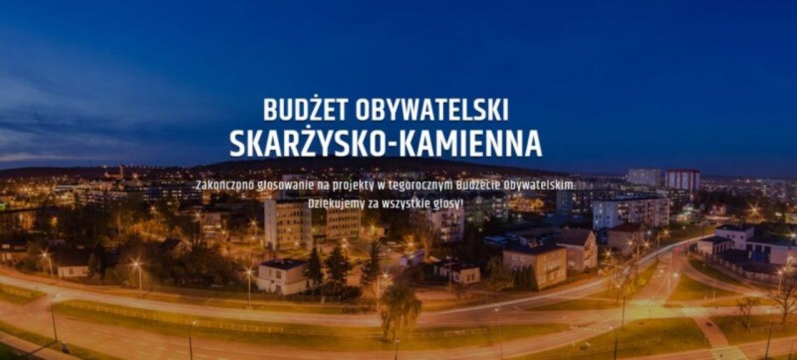 Znamy wyniki głosowania w ramach Budżetu Obywatelskiego