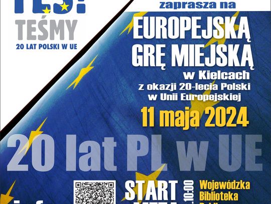 Europejska Gra Miejska z okazji 20 lat Polski w Unii Europejskiej