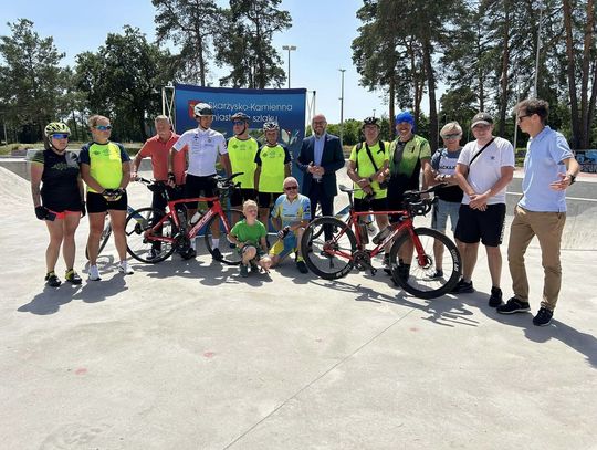 Ambasador Rowerowej Stolicy Polski Krzysztof Fechner z wizytą w Skarżysku